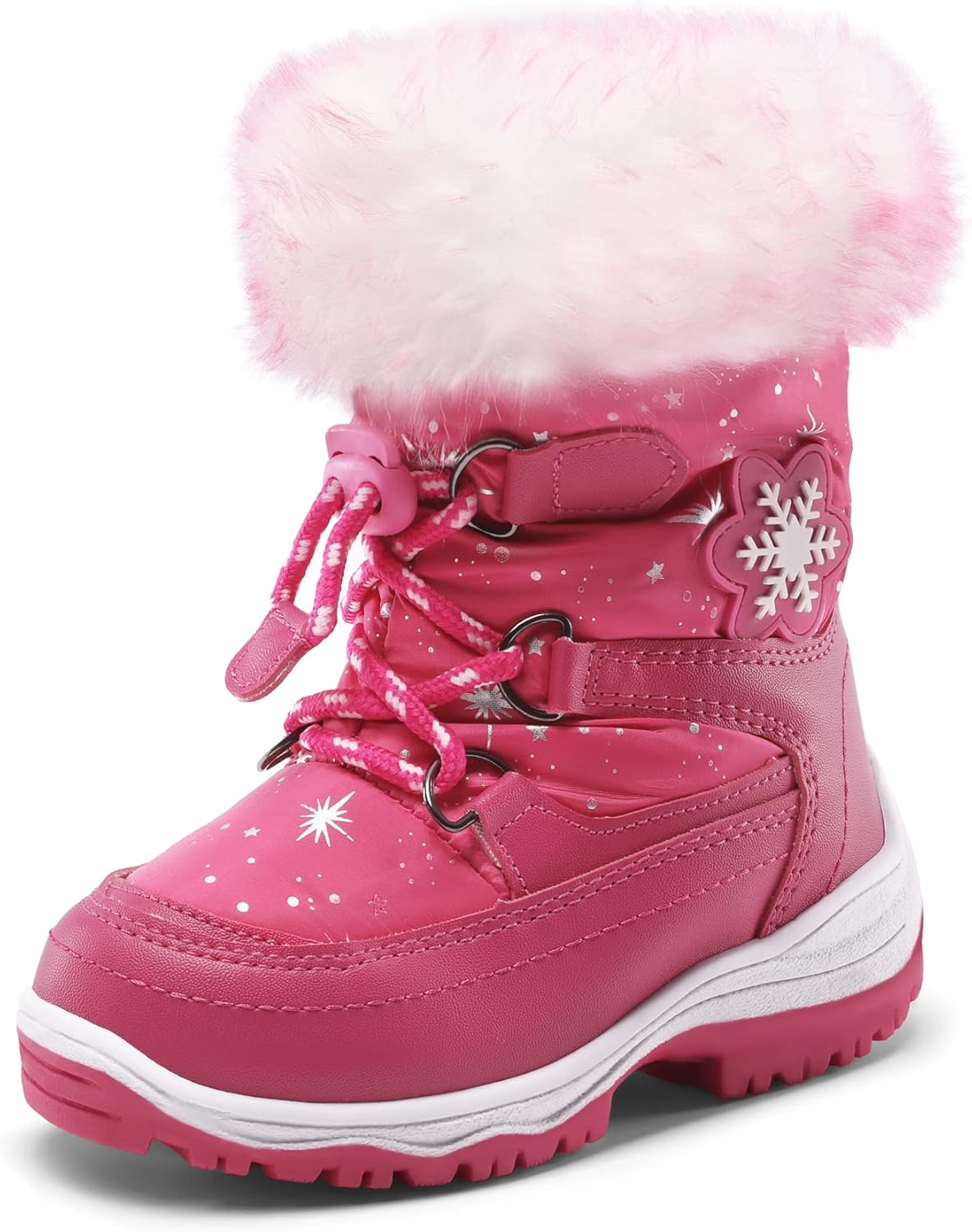 DREAM PAIRS Girls Toddler Snow Boots for Winter Adventures