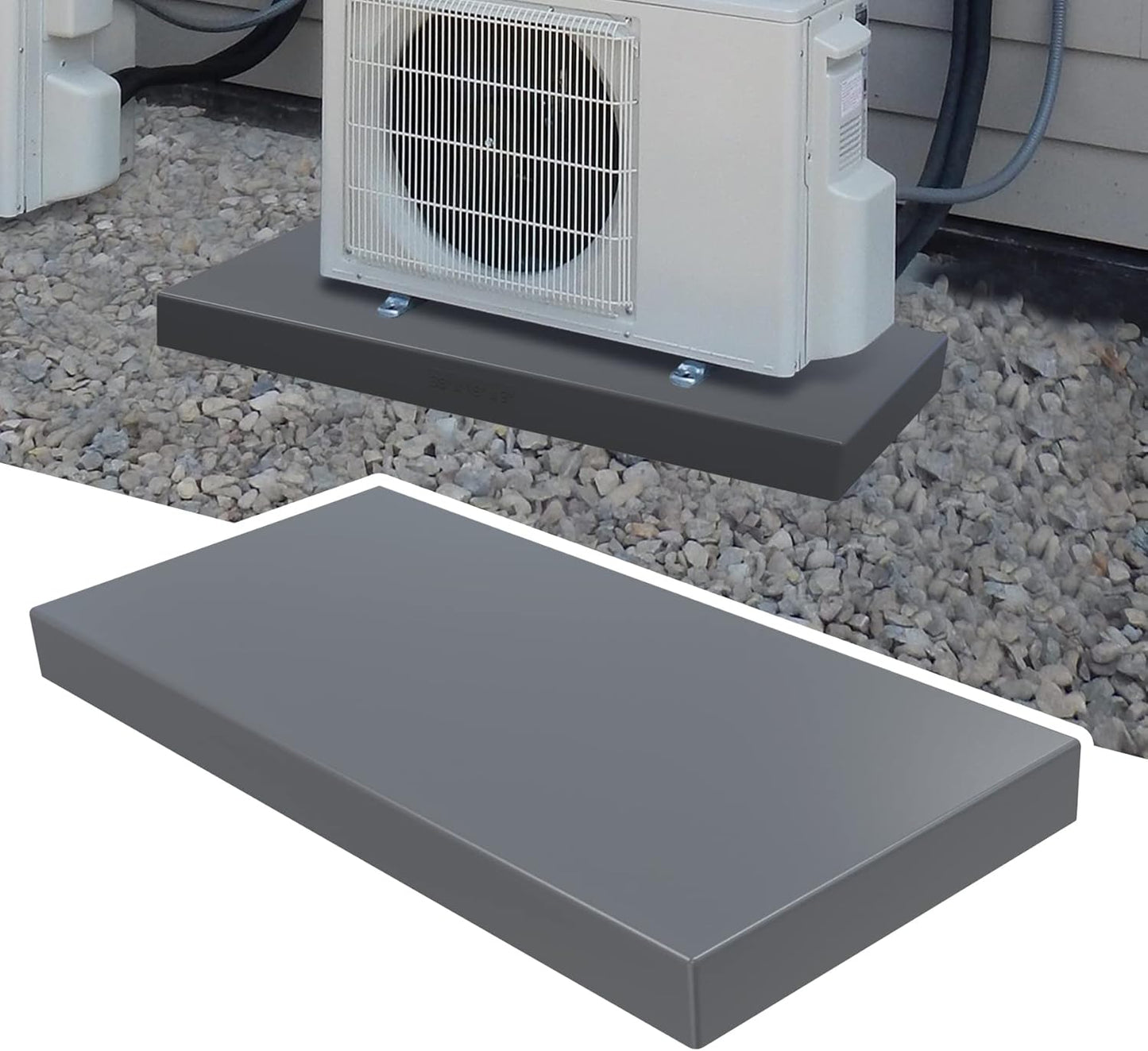 Sturdy 38x18 Mini Split Pad for Outdoor Units