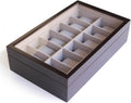 Premium Wood watch box with Glass Top
