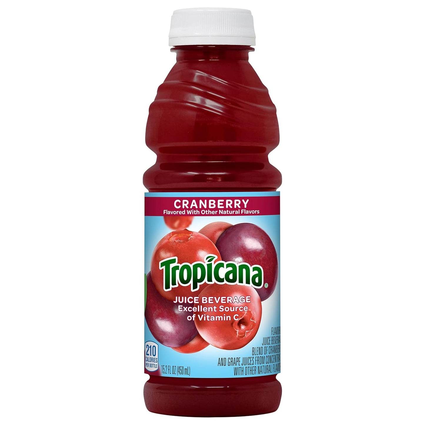 Tropicana Cranberry Juice Drink Pack of 12 for Refreshing Taste