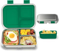 Stainless Steel Bento Box for Kids - 3 Compartment Leak Proof
