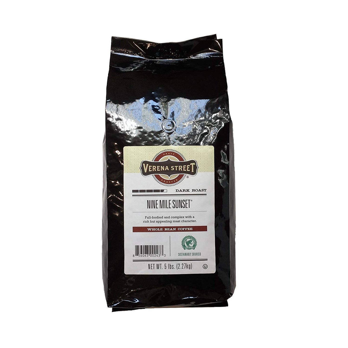Verena Street 5 Pound Whole Bean Coffee, Dark Roast Delight