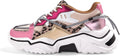 Platform Colorful Fashion Sneakers for Women - Chunky Retro Comfort