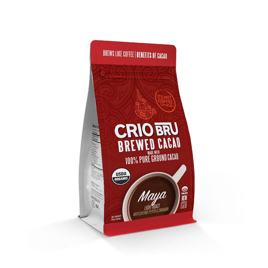 Crio Bru Maya Light Roast Brewed Cacao Drink for Healthy Energy