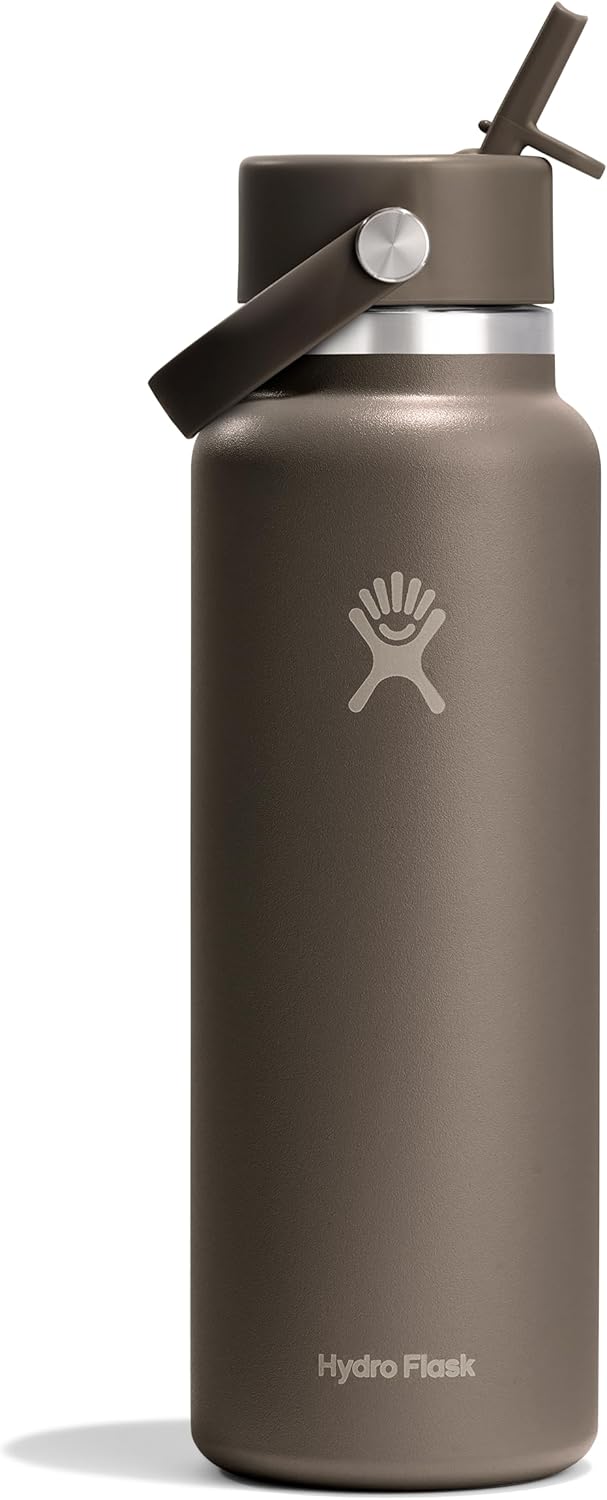 Hydro Flask Water Bottle 40 Oz Sandpiper with Flex Straw Lid