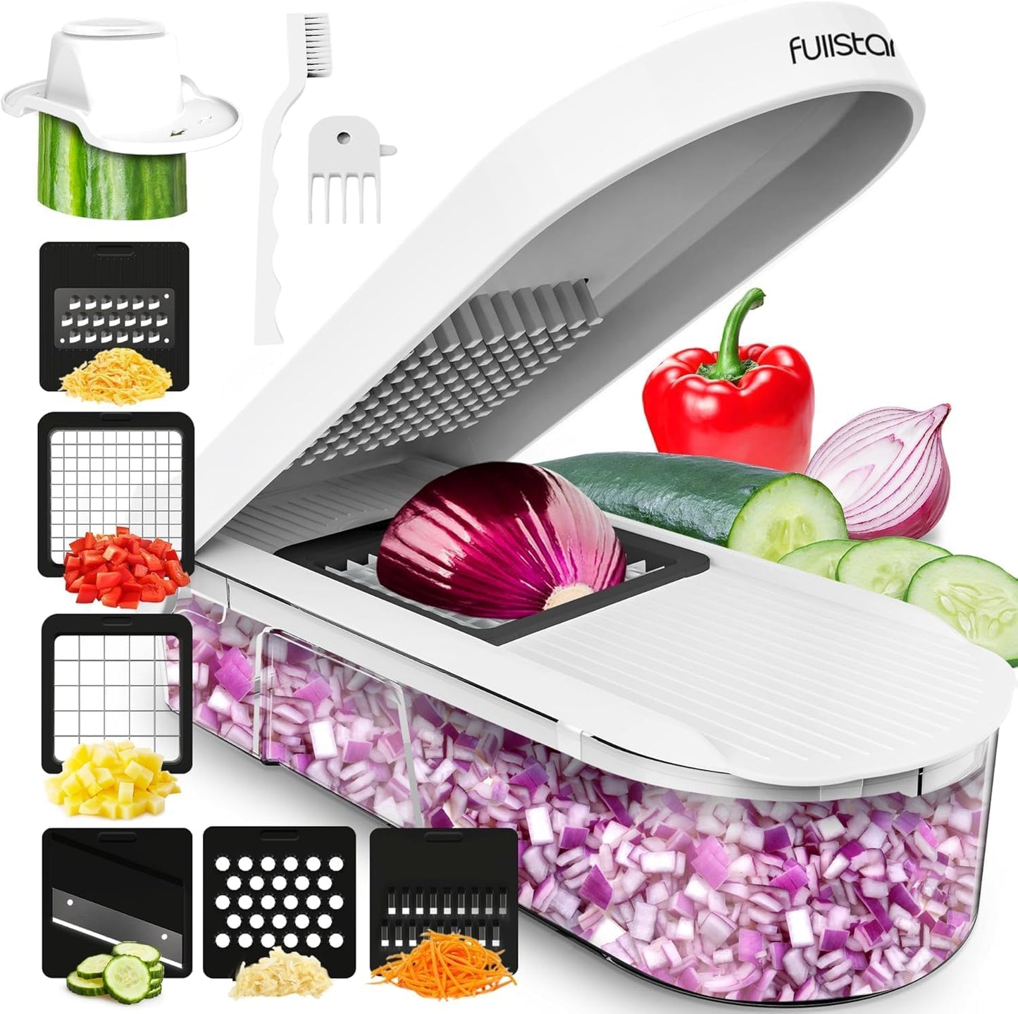 Fullstar Mandoline Slicer - Versatile Kitchen Vegetable Chopper