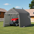 Outdoor Storage Shelter Shed 7x12 ft - Heavy Duty Portable Garage