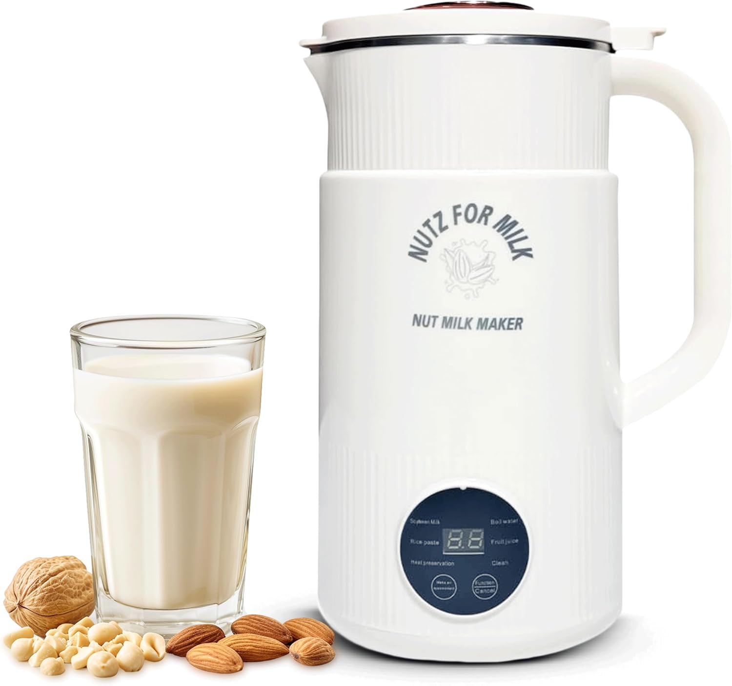 Nut Milk Maker with 12H Timer & Auto-Clean