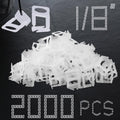Tile Leveling System Clips 1/8ft 2000 Piece - Professional Tile Spacer