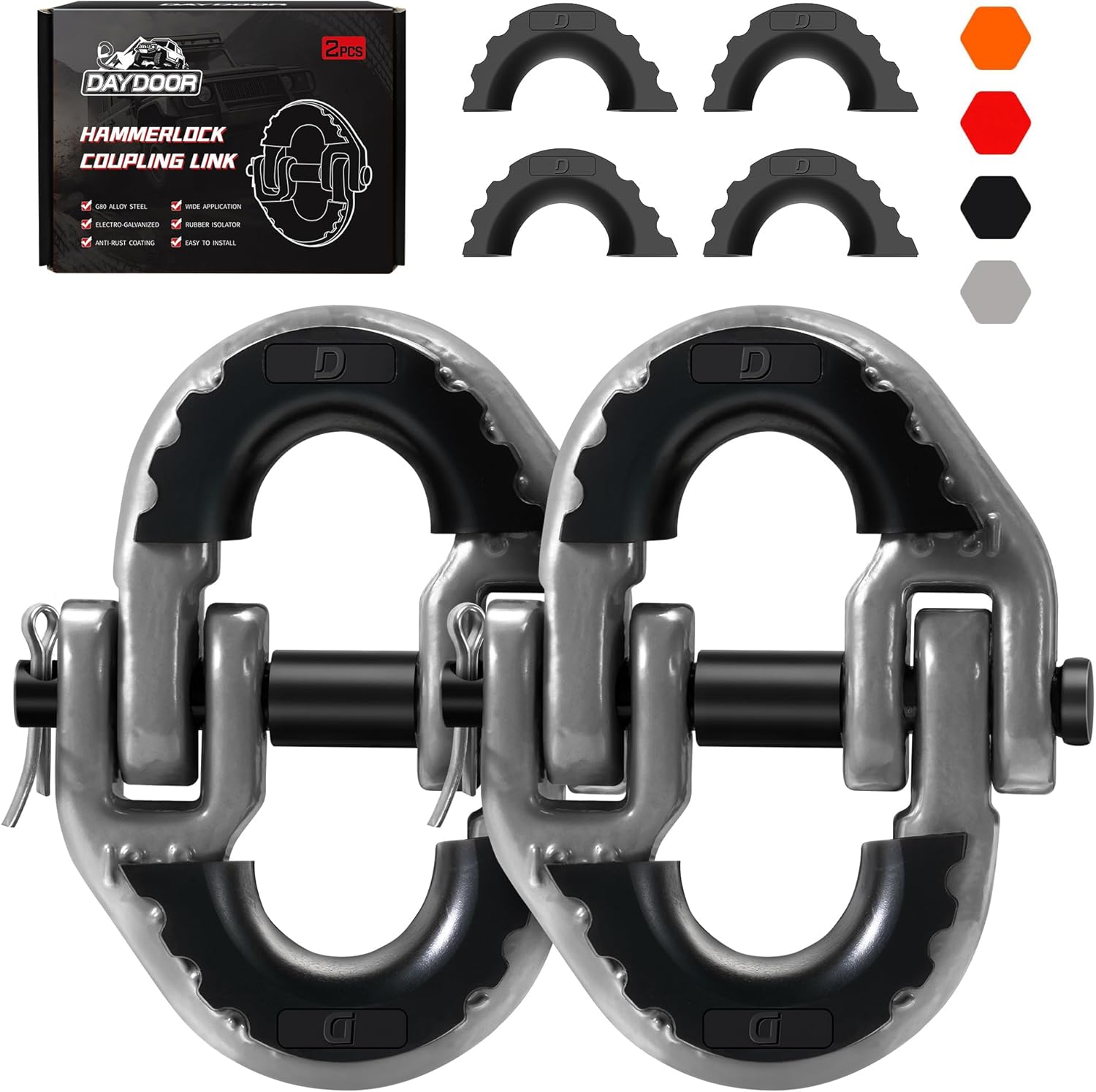 1/2in Safety Chain Connector Link for Heavy-Duty Towing Needs