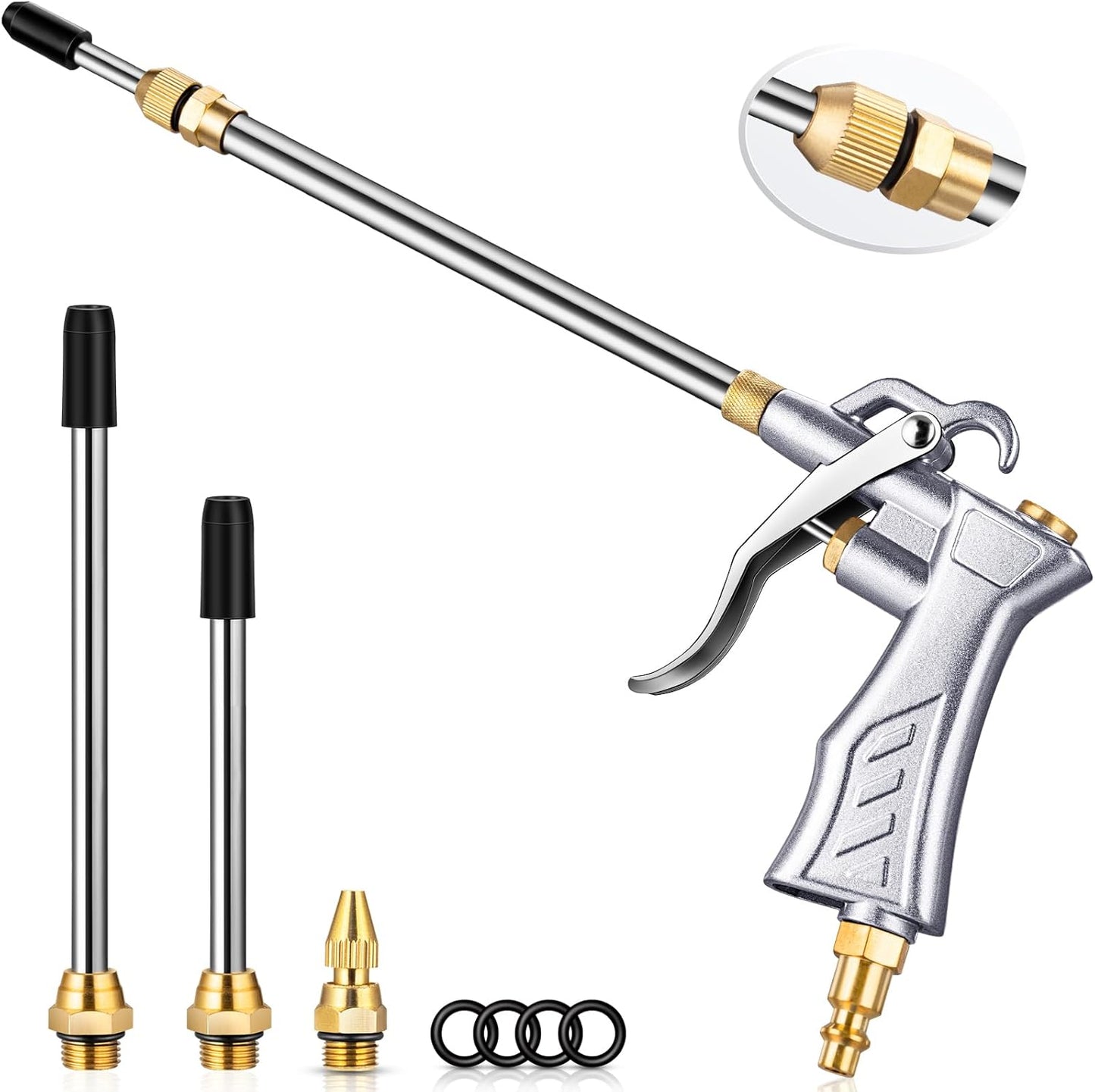 JASTIND High Volume Blow Gun w/ Brass Nozzle