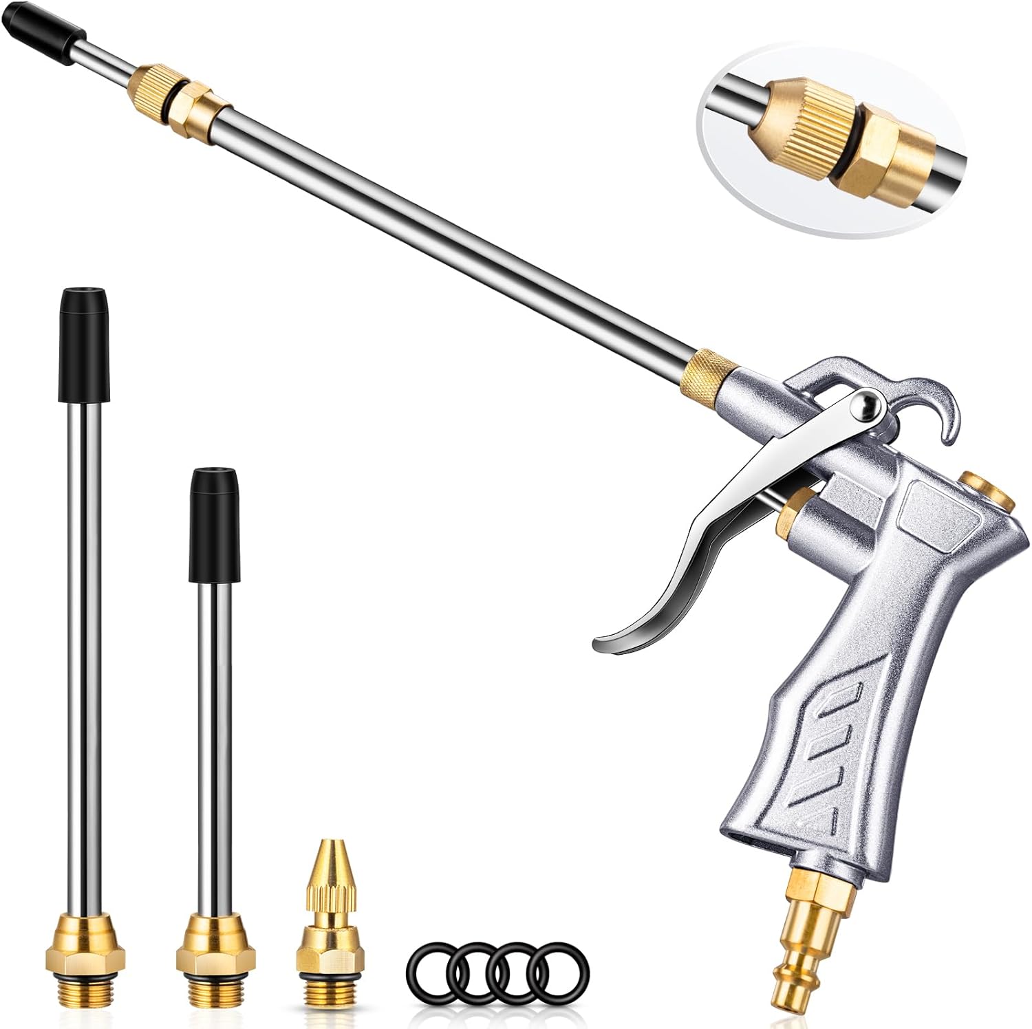 JASTIND High Volume Blow Gun w/ Brass Nozzle