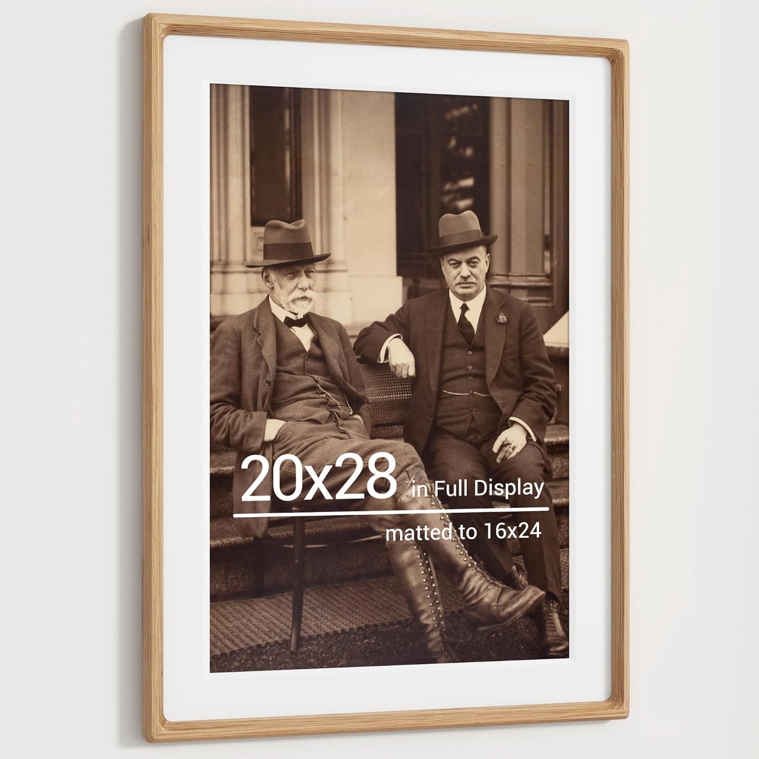 Heimlove 20x28 Picture Frames Natural Oak for Your Memories