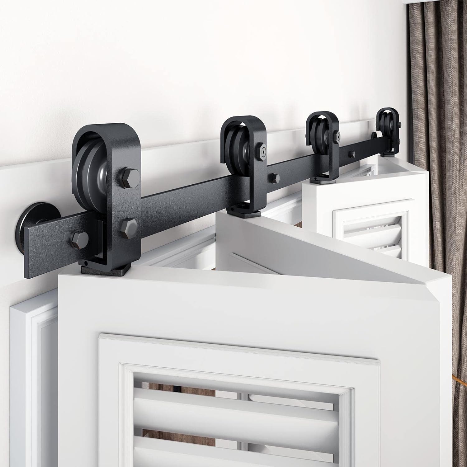 EaseLife 52 Bifold Sliding Barn Door Hardware Track Kit Review