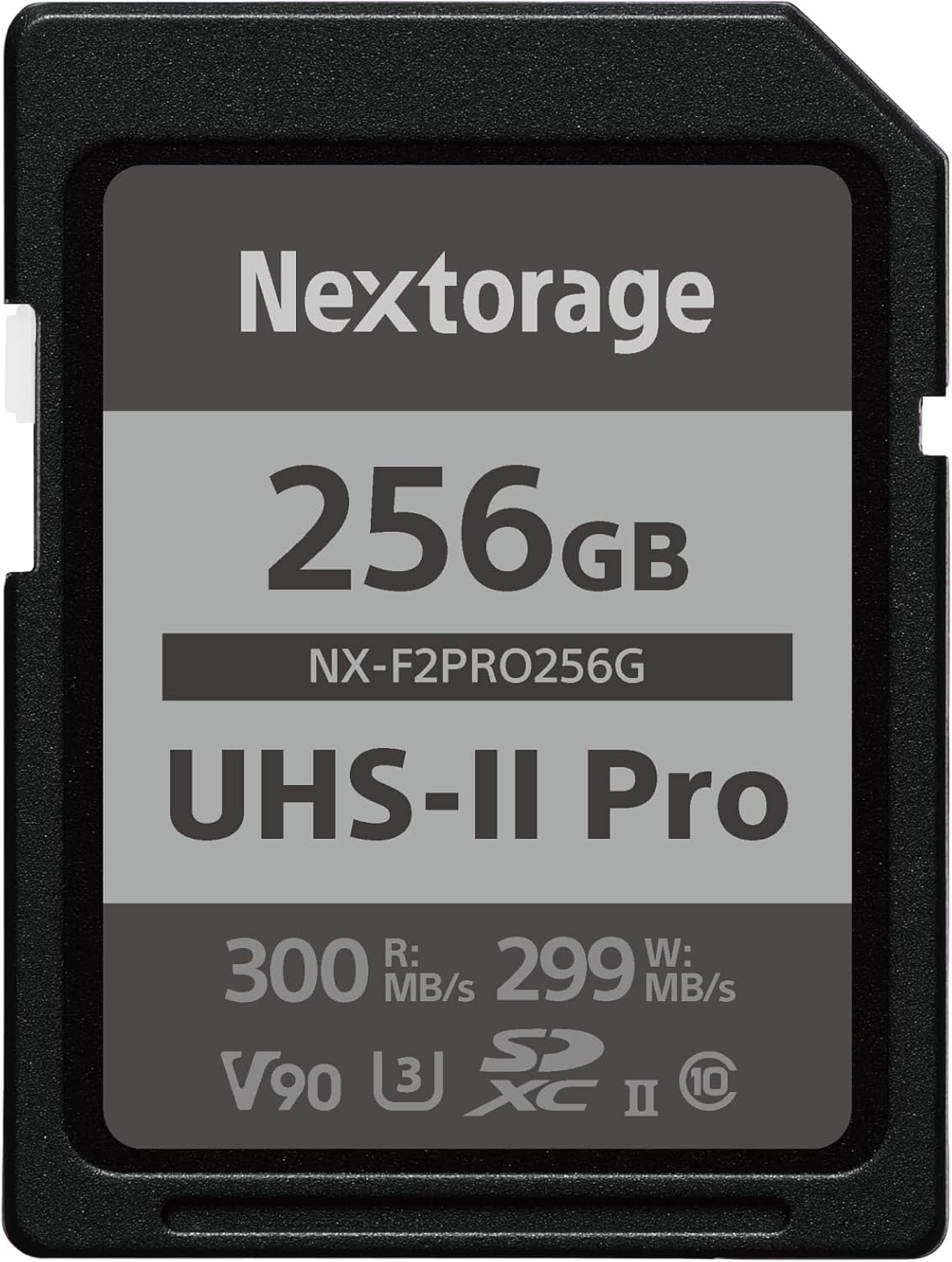 Nextorage 256GB SDXC UHS-II V90 Card for 4K and 8K Recording