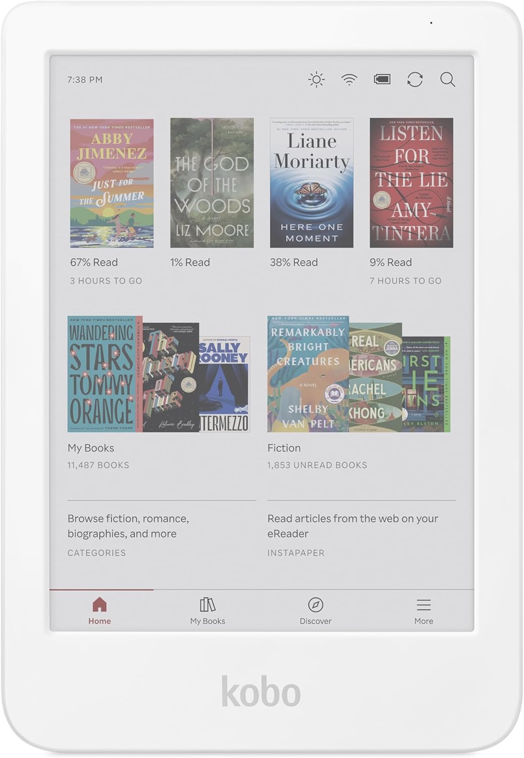 Kobo Clara Colour eReader with 6 Glare-Free Colour Display