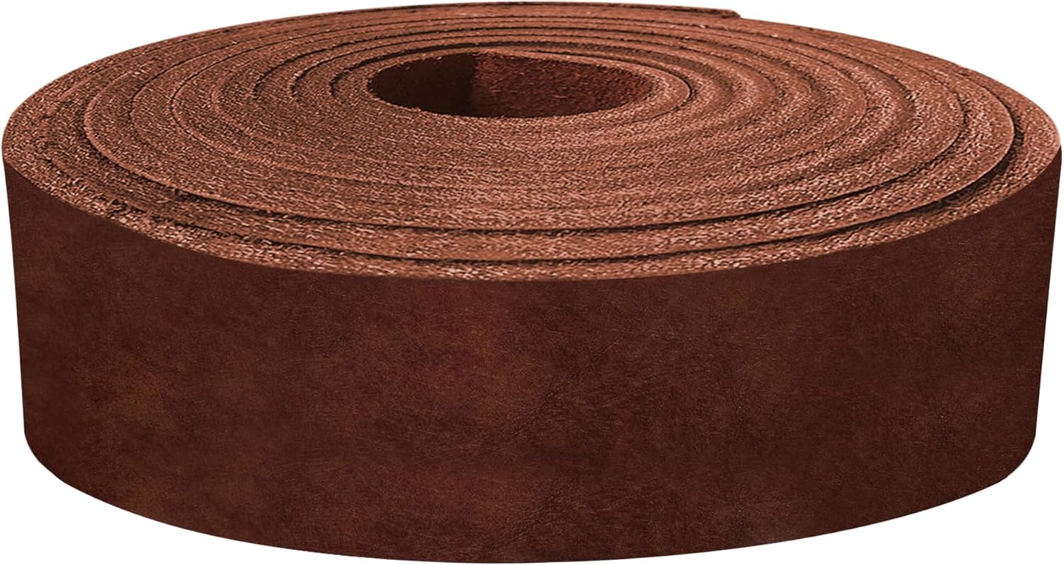 Latigo Leather Belt Straps for Heavy Duty Crafting Projects