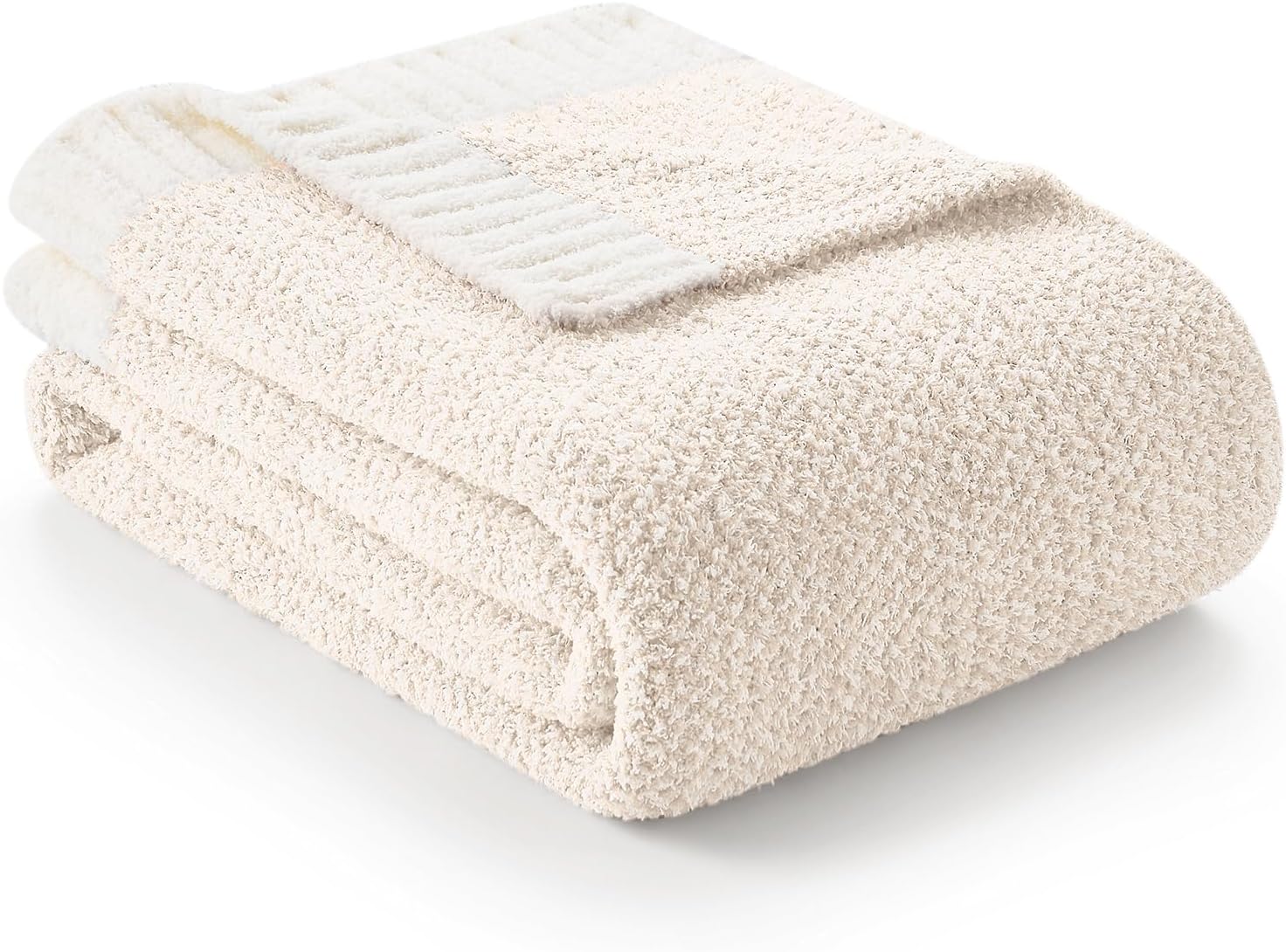 Snuggle Sac Ultra Soft Ivory Bedding Blanket for Cozy Comfort