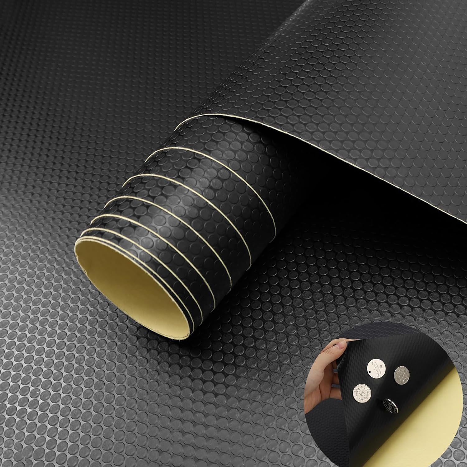 WochiTV Adhesive Shelf Liner for Kitchen Cabinets and Drawers