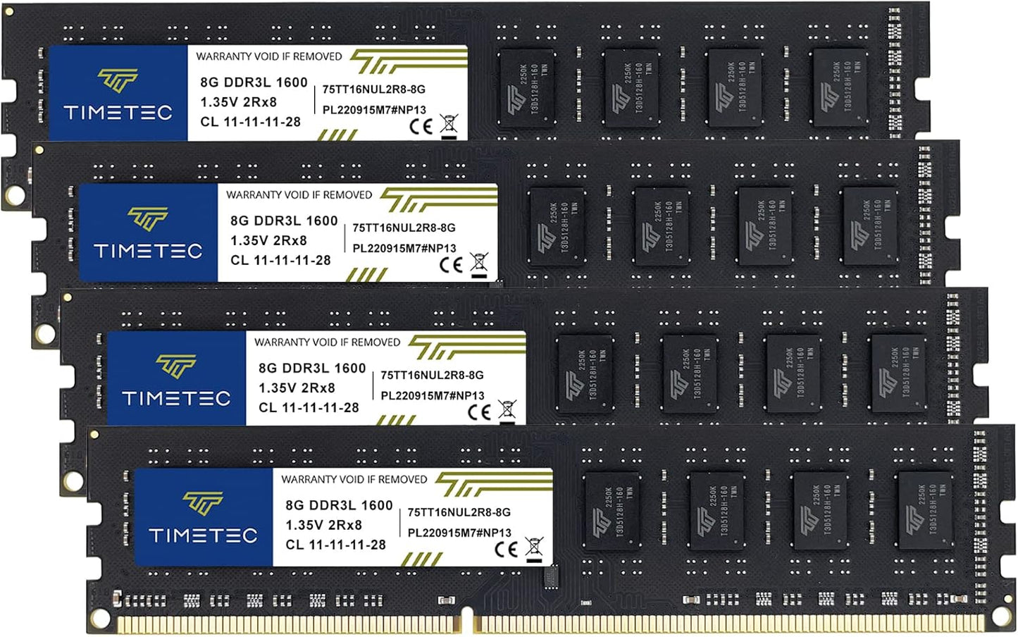 Timetec 32GB DDR3L 1600MHz RAM Upgrade for Desktop PCs