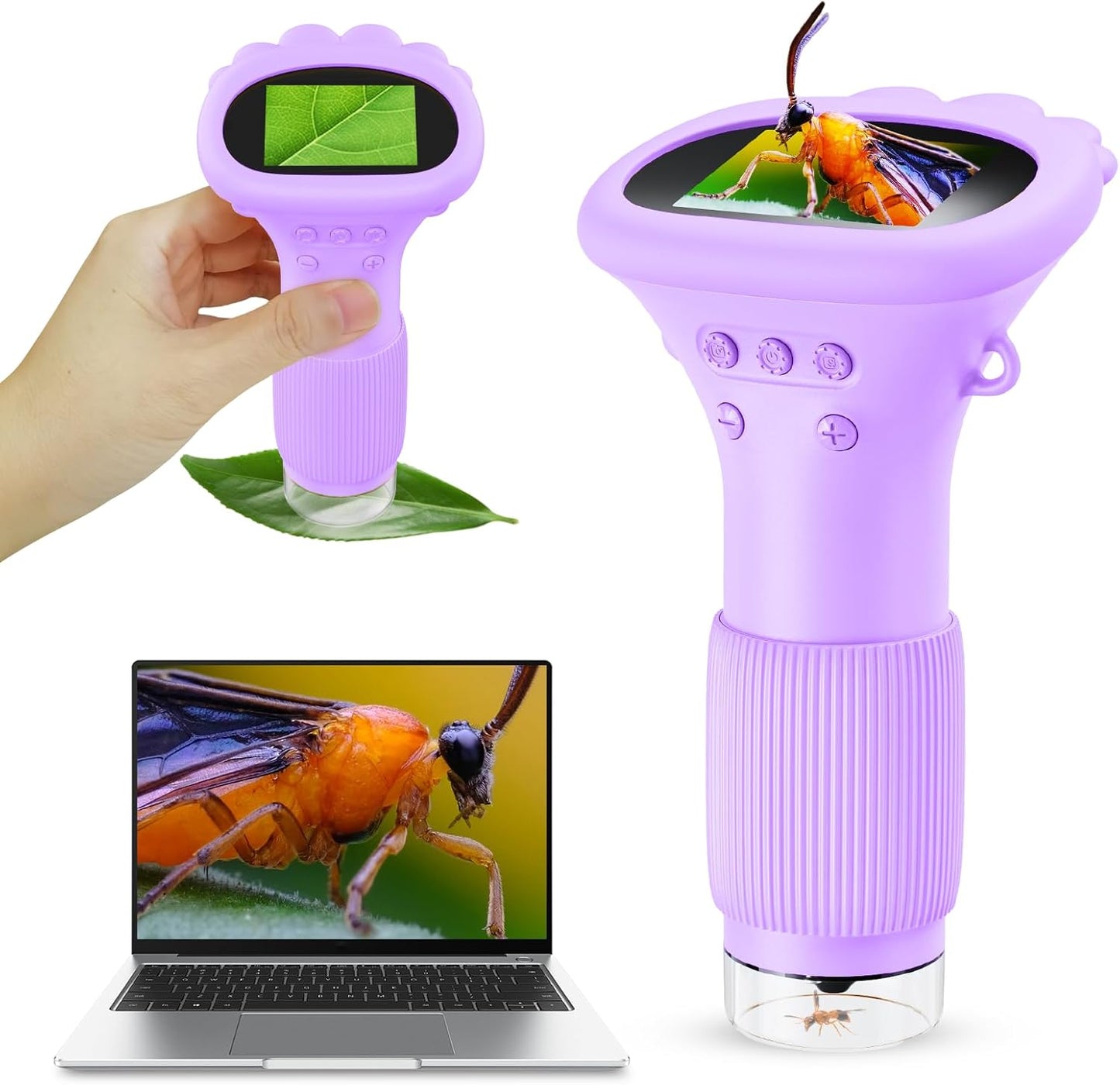 Microscope for Kids with 200x Zoom - Perfect STEM Learning Tool