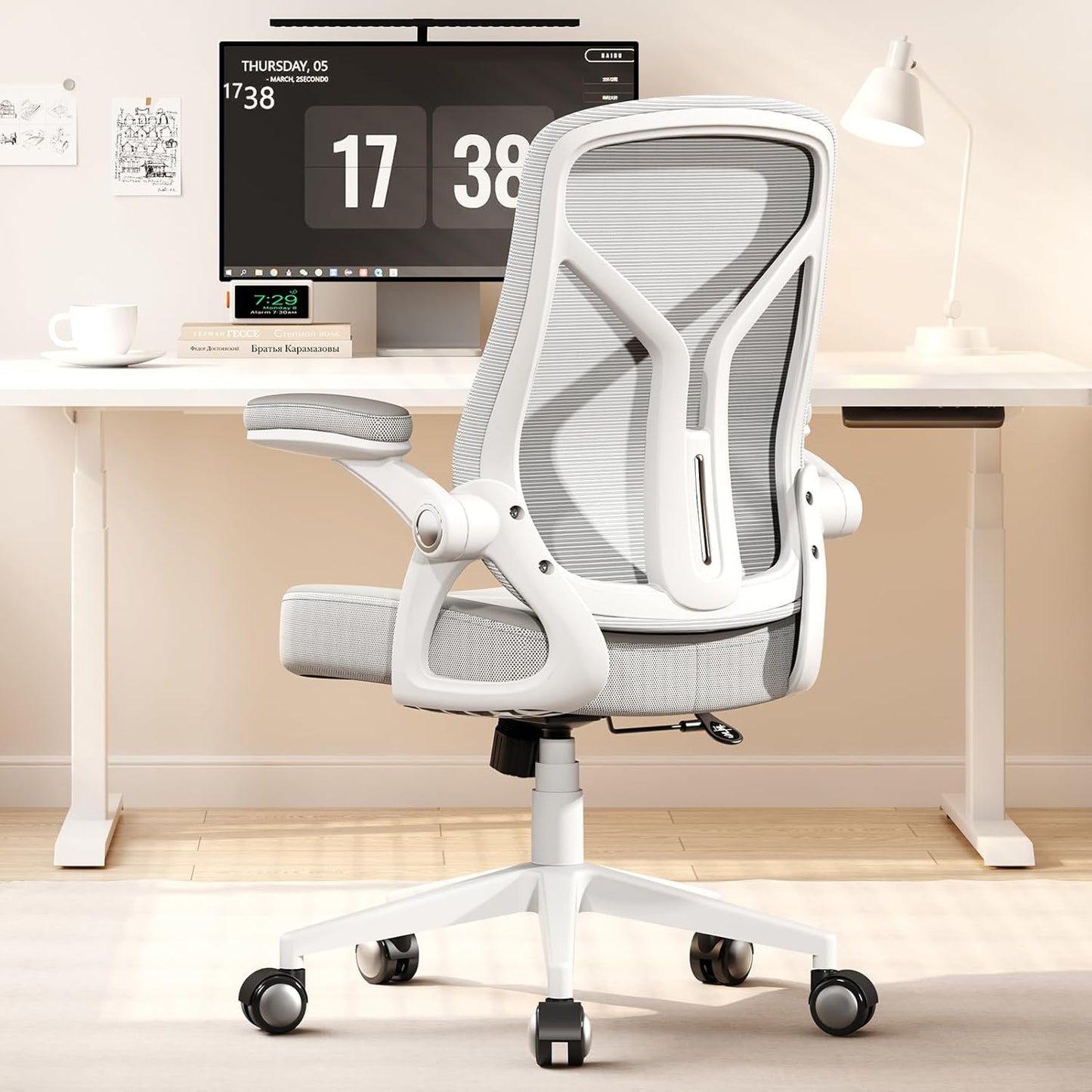 ACCHAR Ergonomic Desk Chair: Comfort & Style in Grey