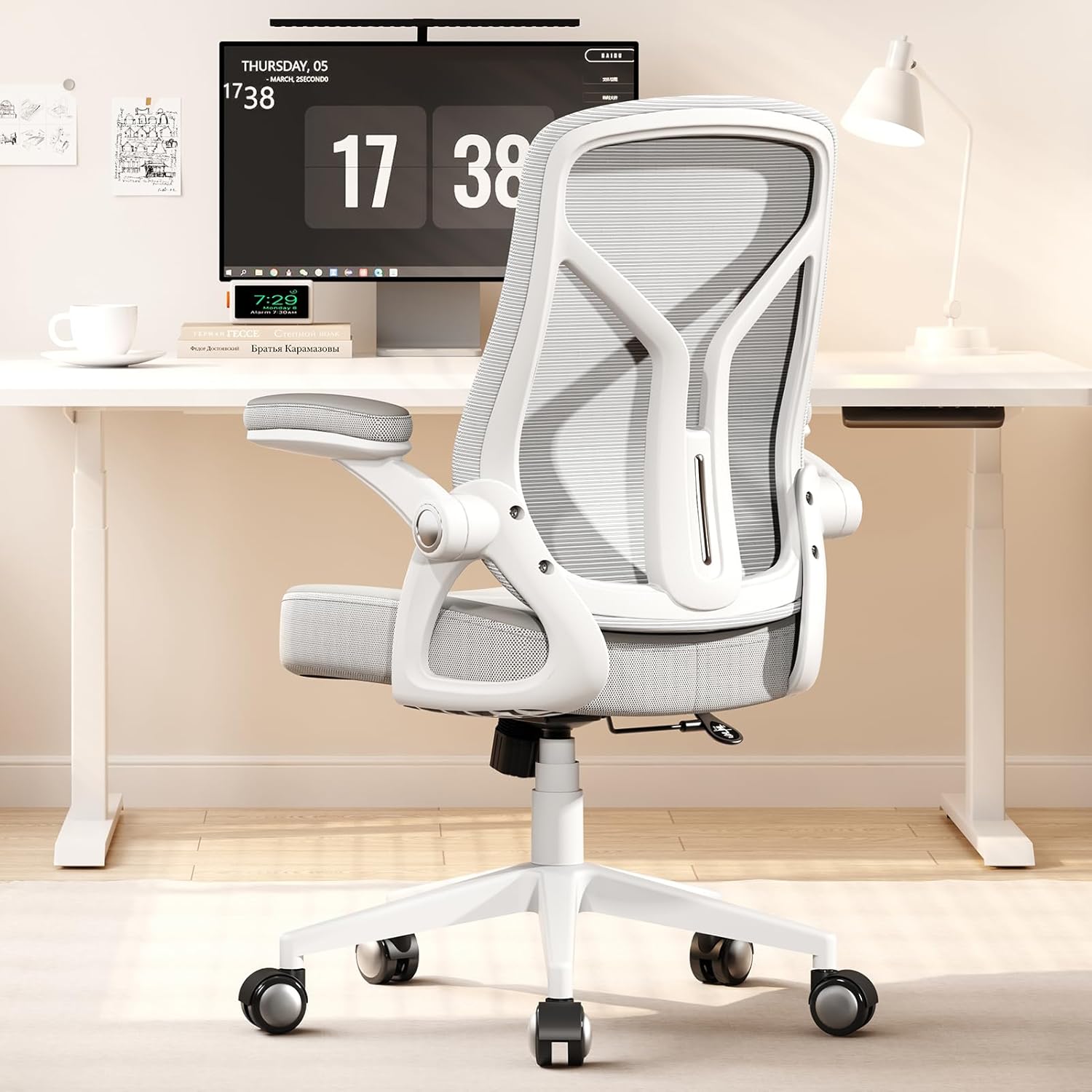 ACCHAR Ergonomic Desk Chair: Comfort & Style in Grey