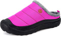 Unisex Fur Lined Slip On Winter Slippers - Warm Indoor Outdoor