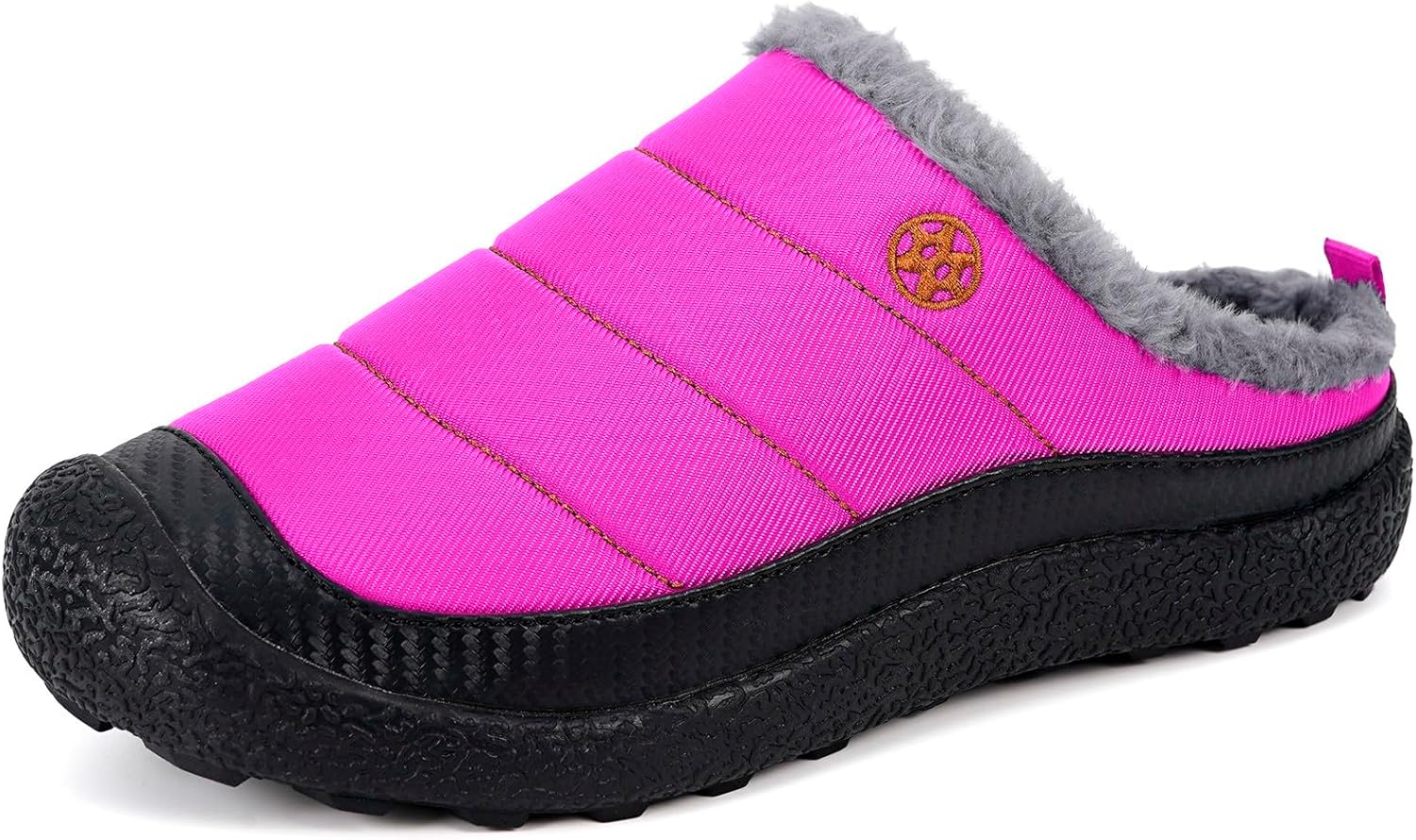Womens Mens House Slippers Slip on Snow Winter Warm Shoes