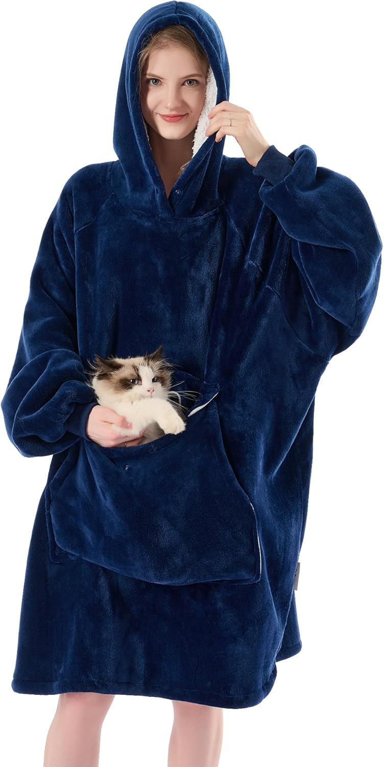 Krifey Wearable Blanket Hoodie for Ultimate Comfort and Warmth