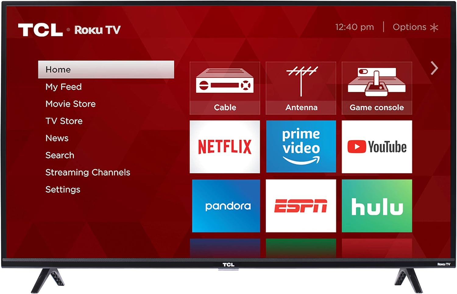 TCL 43S325 43 Inch Smart LED Roku TV with Voice Control