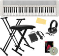 Casio CT-S1 Casiotone 61-Key Portable Keyboard Bundle - Compact, Great