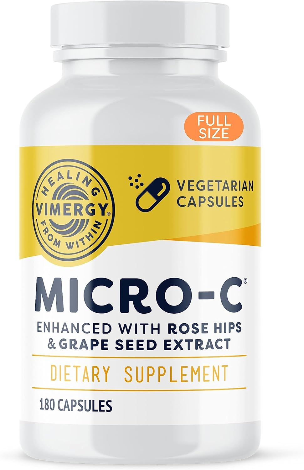 Vimergy Micro-C Vitamin C Capsules for Immune Health Support