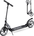 Skidee Adult & Teen Scooter Adjustable Height, Folding - Smooth Ride