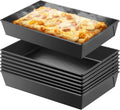 RimCereal 8 Pcs Detroit Style Pizza Pan Set for Home Cooks