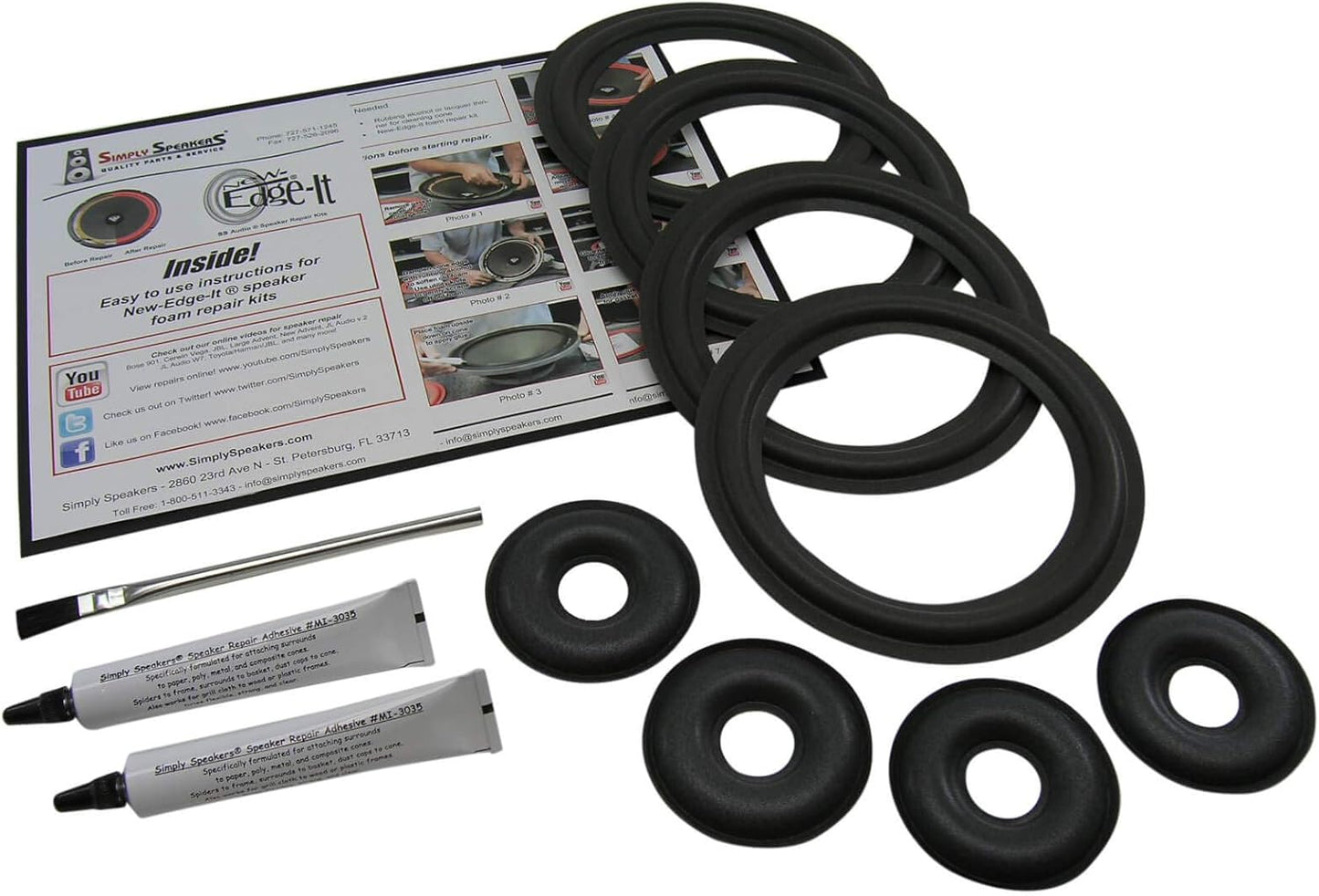 KEF Reference 102/3, 103/3, 103/4 Speaker Repair Kit Review