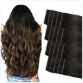 14in P1B/6/T1B Invisible Tape Hair Extensions 20PCS - Seamless Blend
