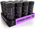 Wipex Yoga Mat Cleaner & Fitness Gym Wipes - 12 Pack Case