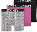 Jockey Men's Underwear ActiveStretch 7in Long Leg Boxer Briefs