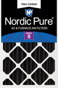 Nordic Pure 20x24x4 Pure Carbon Pleated Odor Reduction Filter - MERV 8