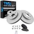TRQ Front Brake Pad & Rotor Kit for 2013-2018 Honda Accord
