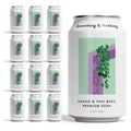 Mango & Thai Basil Sparkling Water - Lightly Carbonated Tropical Mixer
