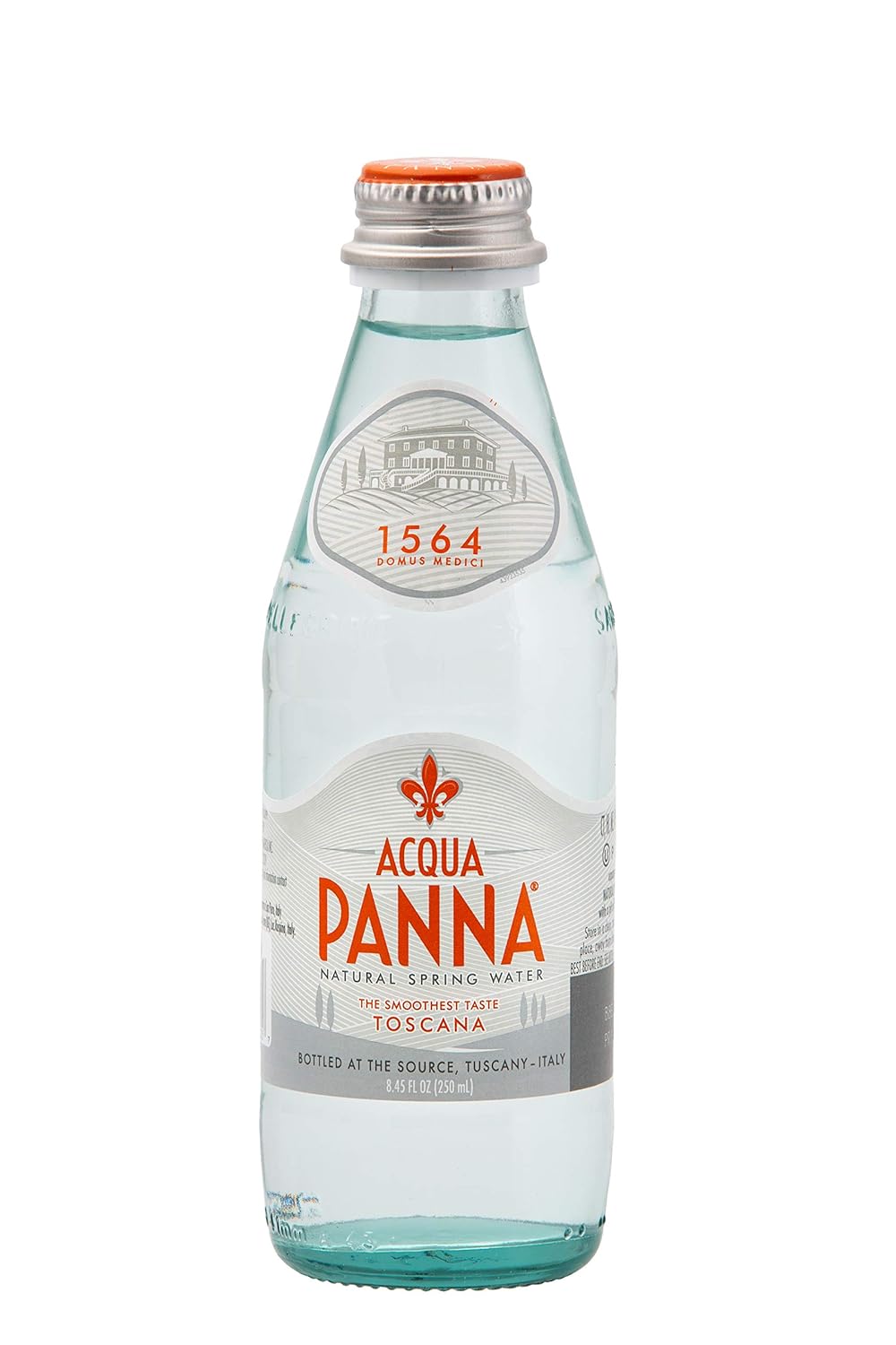 Acqua Panna Still Natural Spring Water in Glass Bottle Case of 24