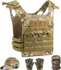 Tactical Vest for Men Airsoft Vest and Cap Set - Practical Protection