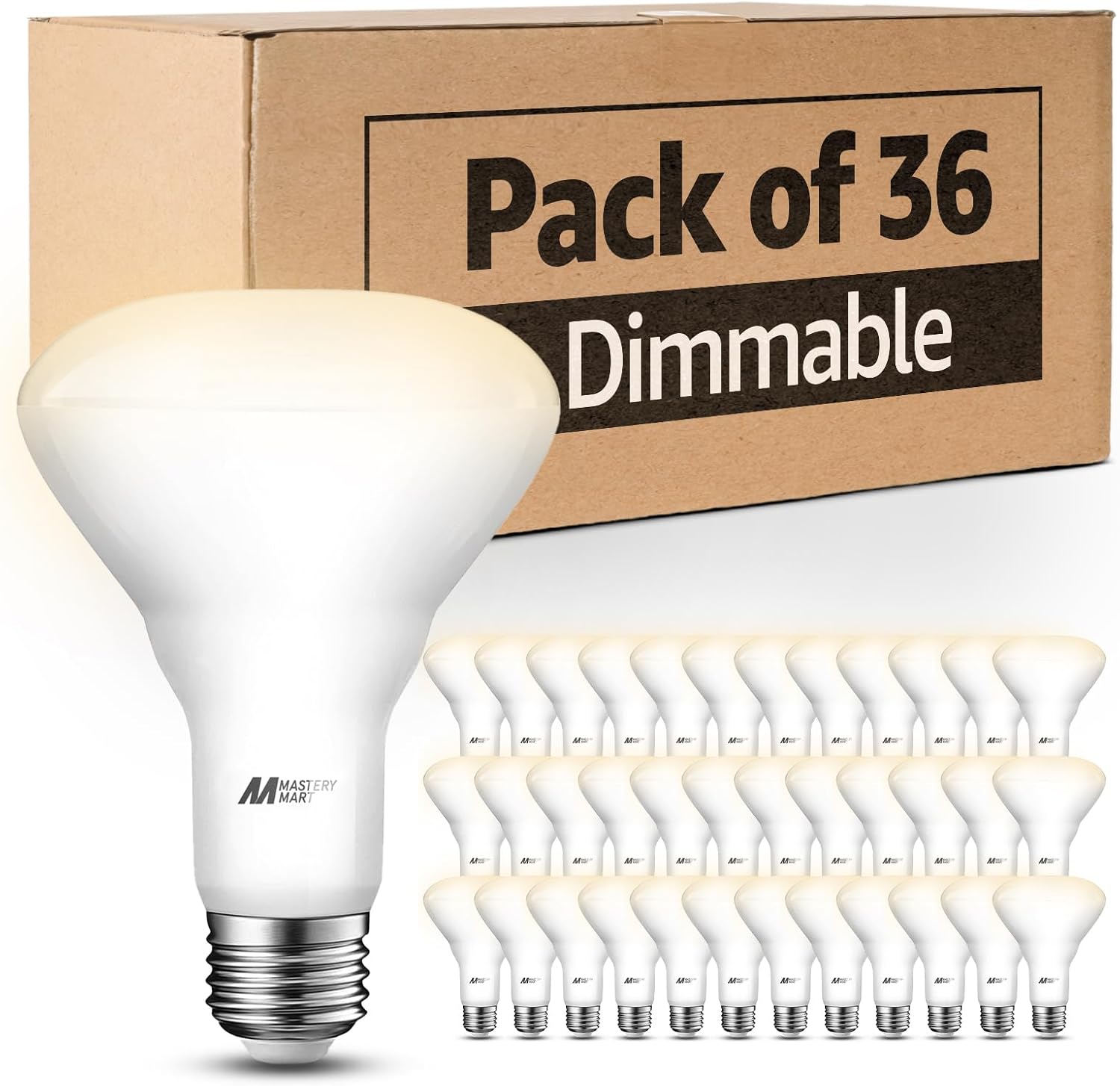 36 Pack BR30 LED Bulbs for Cozy Home Lighting Solutions