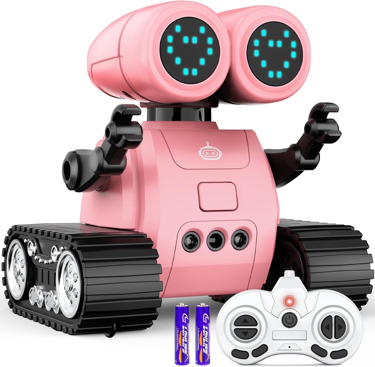 Hamourd Robot Toys for Girls with Walkie-Talkie and LED Eyes