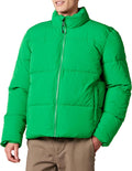 Mens Mock Neck Heavyweight Puffer Coat - Warm (Style WJ8H)
