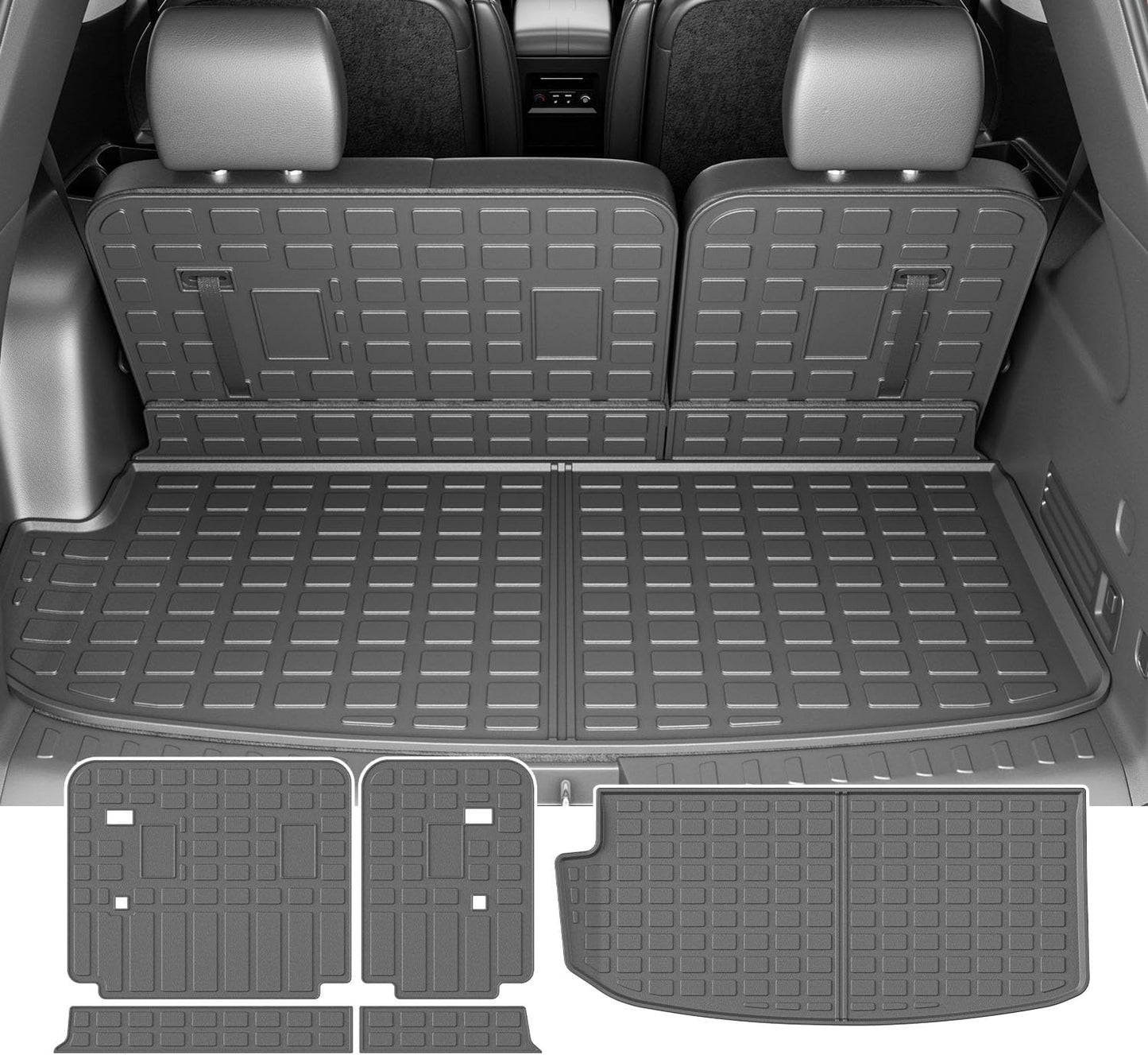 Cargo Mat Compatible with 2018-2024 Chevy Traverse Trunk Liner