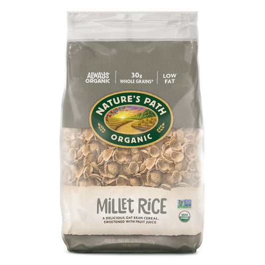 Nature's Path Organic Millet Rice Flakes Cereal - Healthy Crunch