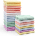 Ultra Soft Baby Towels: 24 Pack Coral Fleece